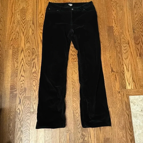 J. Jill black corduroy bootcut pants size 10 Tall - Picture 1 of 6